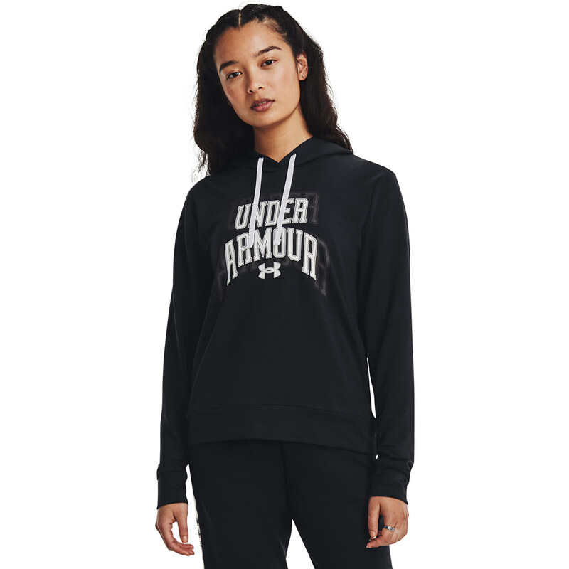 Mikina Under Armour Rival Terry Graphic Hdy Black S 91030181