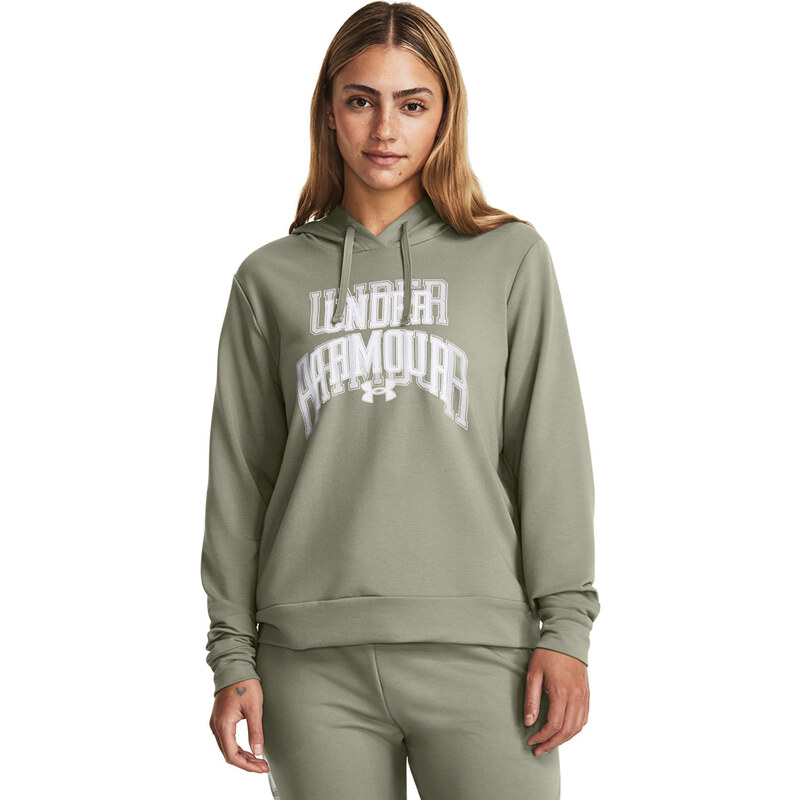 Dámská mikina Under Armour Rival Terry Graphic Hdy Grove Green