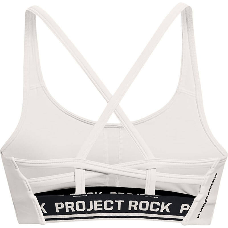 Podprsenka Under Armour Pjt Rck All Train Crsbck Bra White Clay