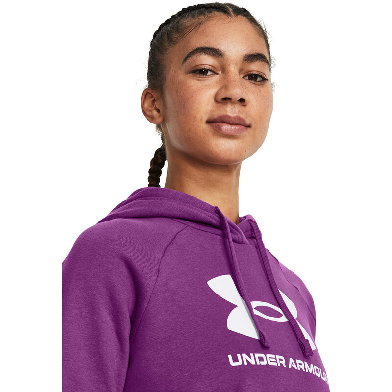 Dámská mikina Under Armour Rival Fleece Big Logo Hdy Cassis