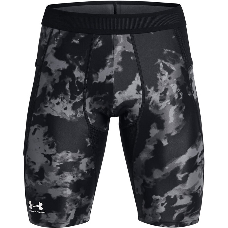 Under Armour HeatGear Iso-Chill Printed Long Shorts | Black/White