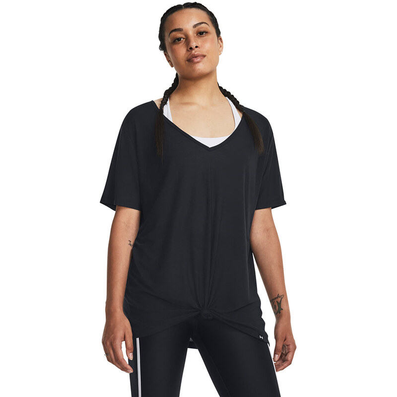 Tričko Under Armour Project Rck Completer Deep V T Black XS 91030298