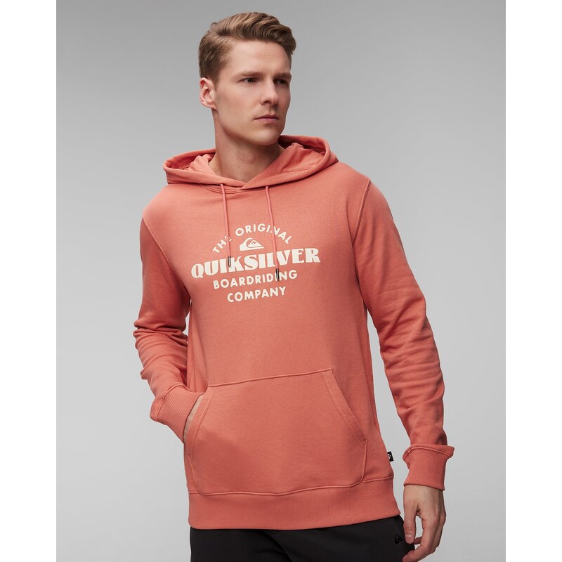 Oranžová pánská mikina Quiksilver Tradesmith Hoodie