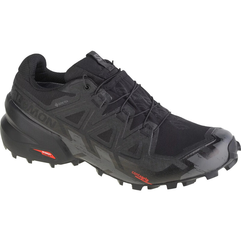 Celo-černé pánské trailové boty Salomon Speedcross 6 GTX Černá