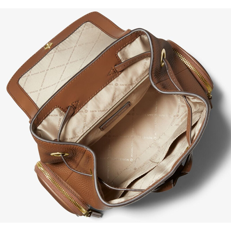 Michael Kors Batoh Jet Set Medium Pebbled Leather Backpack Luggage