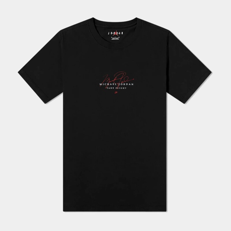 Jordan essential graphic crew tee BLACK