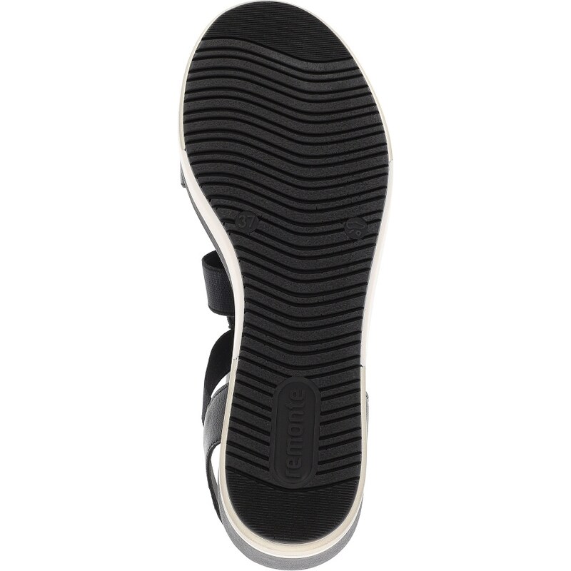 RIEKER Dámské sandály REMONTE D1P52-02 černá