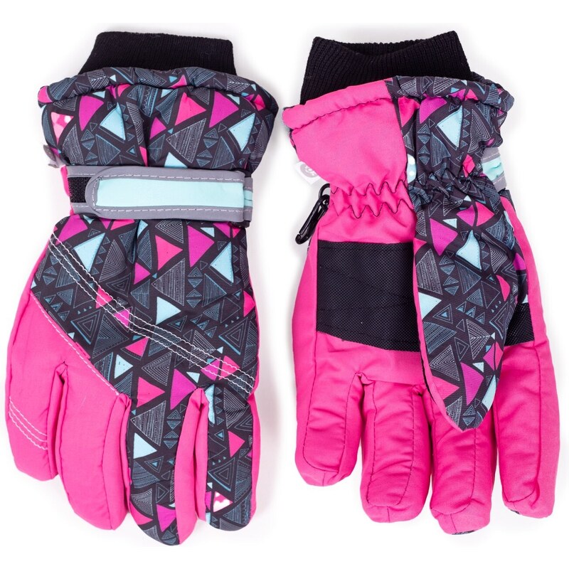 Yoclub Kids's Children's Winter Ski Gloves REN-0240G-A150