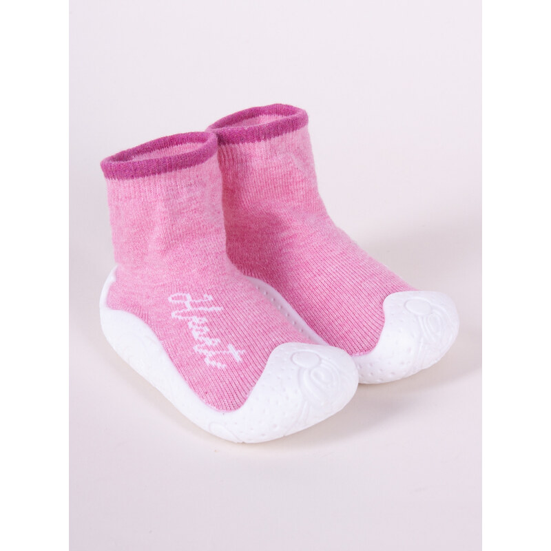 Yoclub Kids's Baby Girls' Anti-skid Socks With Rubber Sole OBO-0136G-AA0B