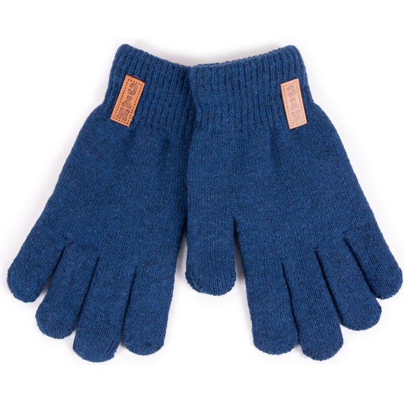 Yoclub Kids's Gloves RED-0229C-AA50-005 Navy Blue