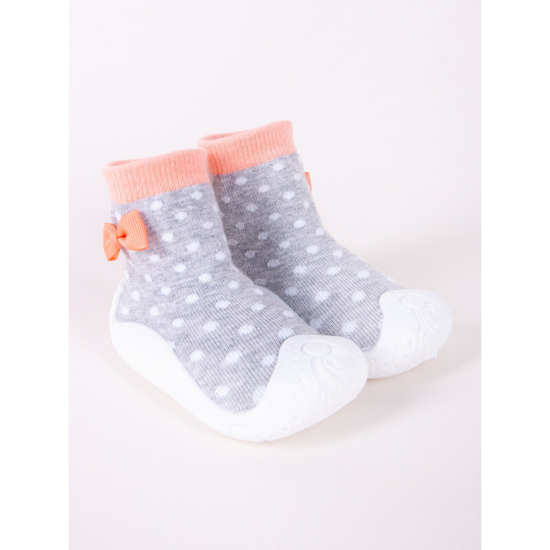 Yoclub Kids's Baby Girls' Anti-skid Socks With Rubber Sole OBO-0135G-AA0B