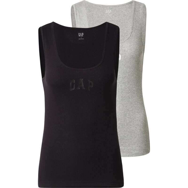 GAP Top šedý melír / černá / bílá 92164796