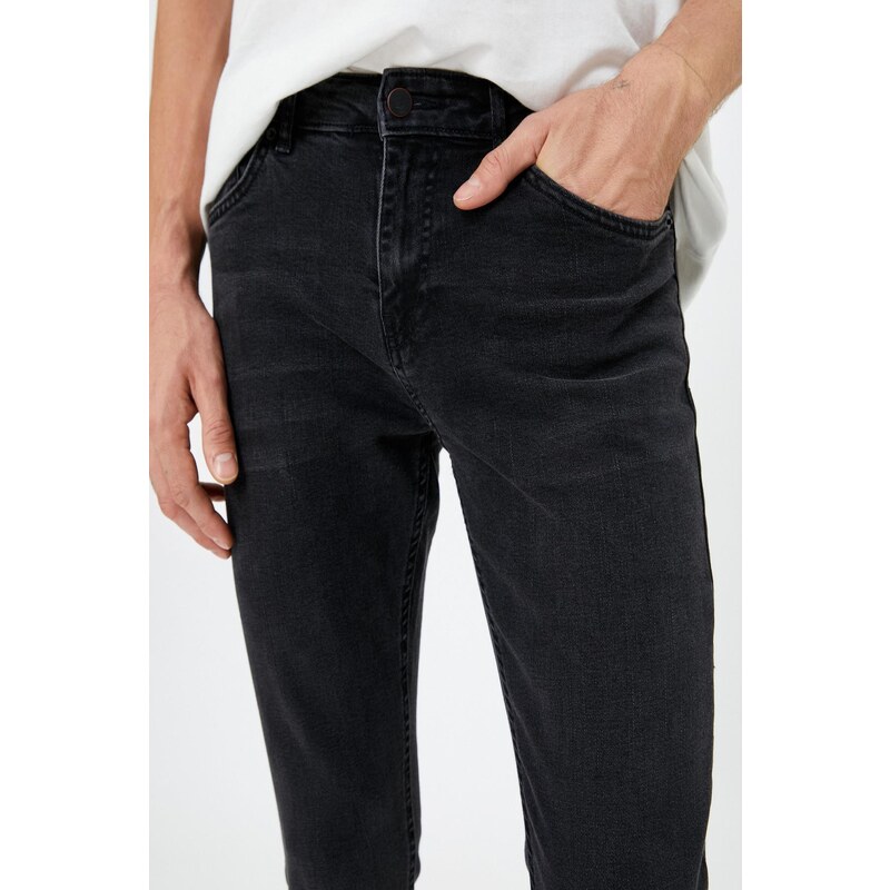 Koton Men's Black Jeans