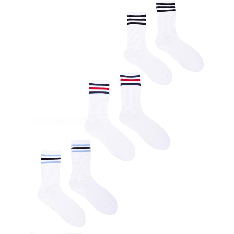 Yoclub Unisex's Mens' Socks Basic Colours 3-Pack SKA-0130U-0100