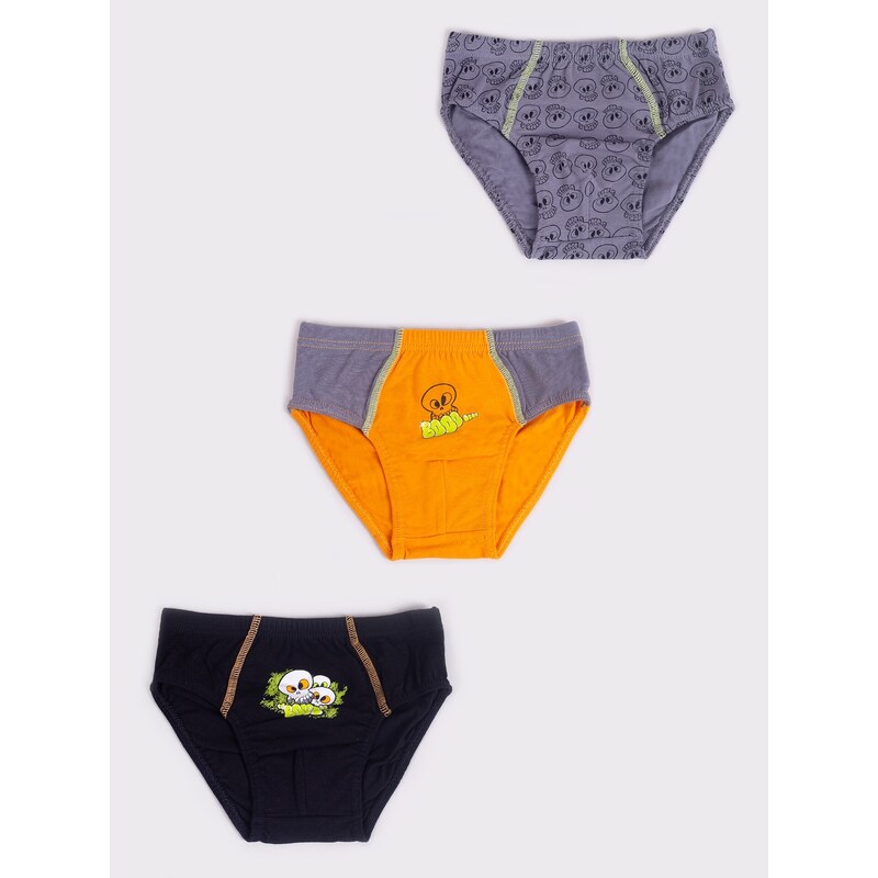 Yoclub Kids's 3Pack Boys' Briefs BMC-0034C-AA20-001