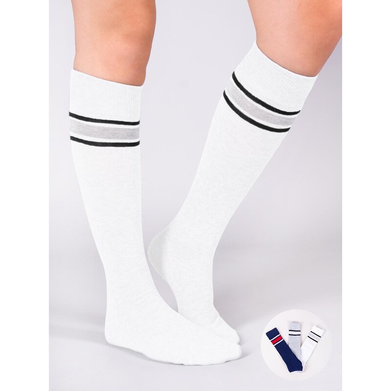 Yoclub Kids's 3Pack Girls' Knee-High Socks SKA-0048G-AA00-005