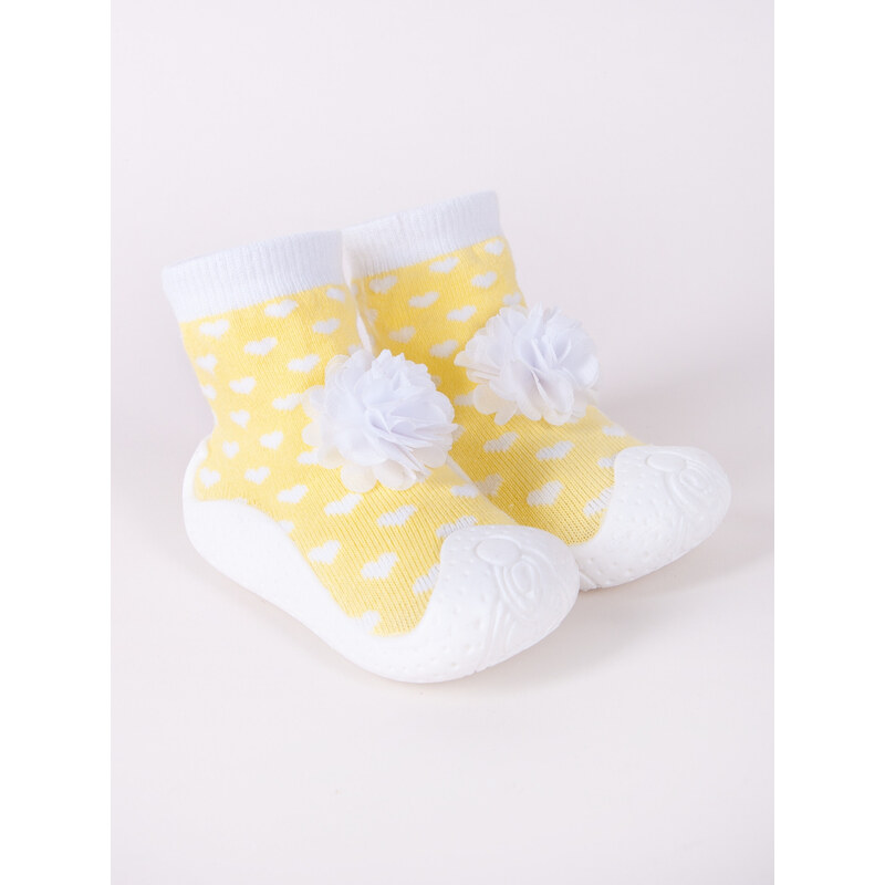Yoclub Kids's Baby Girls' Anti-skid Socks With Rubber Sole OBO-0137G-AA0B