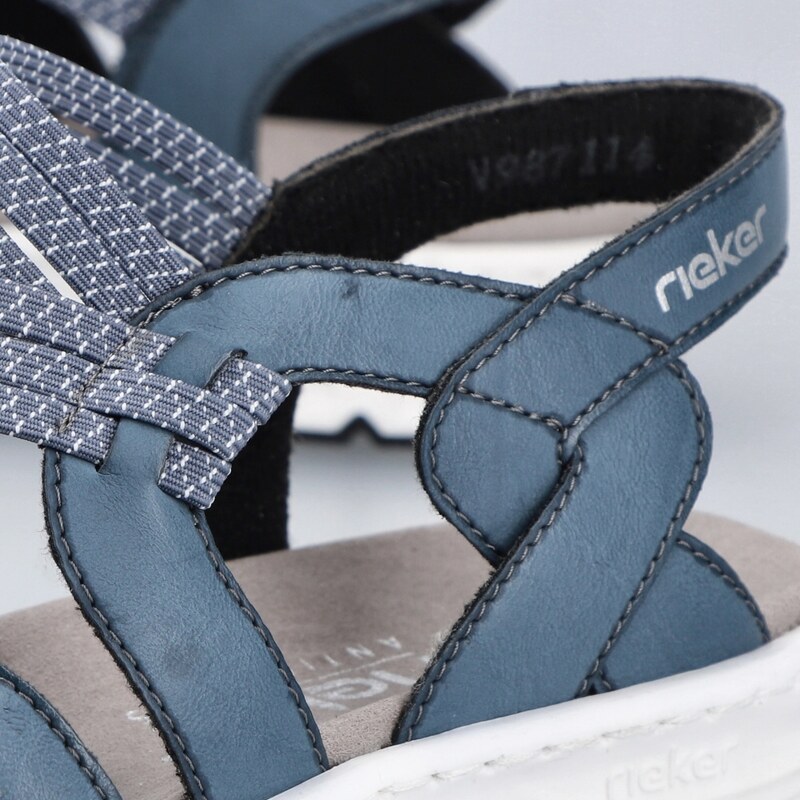 Dámské sandály RIEKER V9871-14 modrá