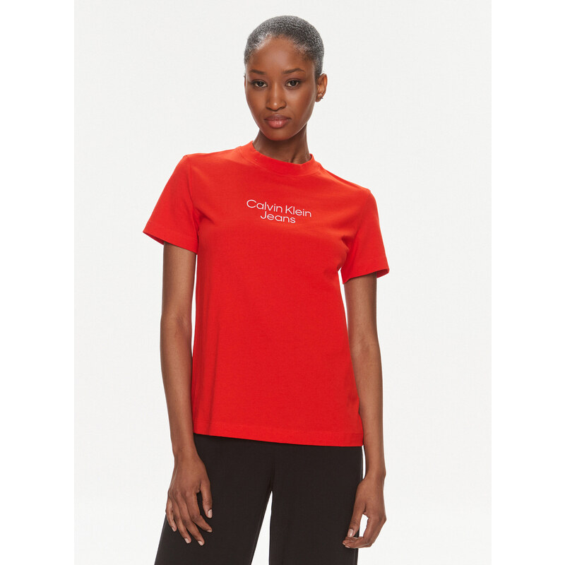 Calvin Klein dámské červené tričko