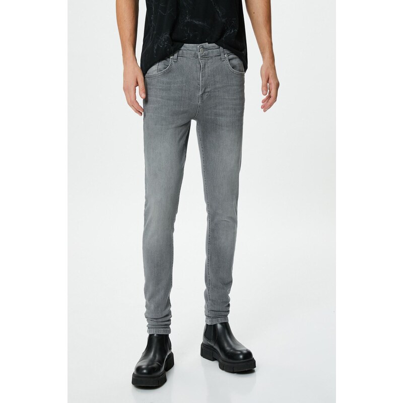 Koton Men's Gray Jeans