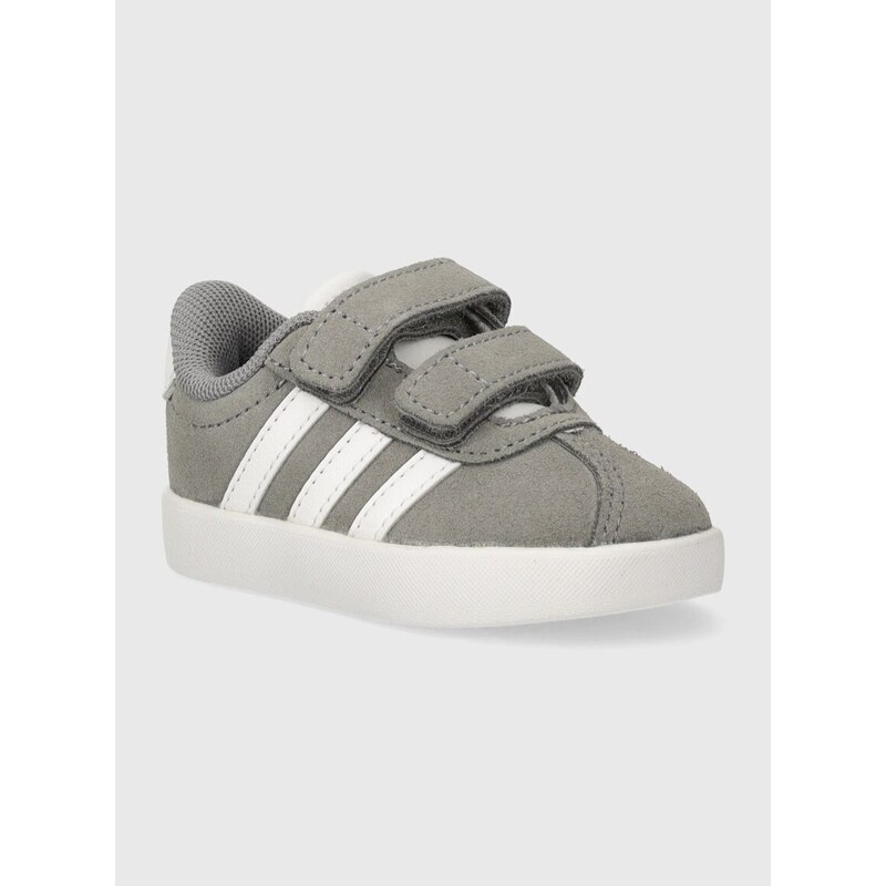 Dětské sneakers boty adidas VL COURT 3.0 CF I šedá barva
