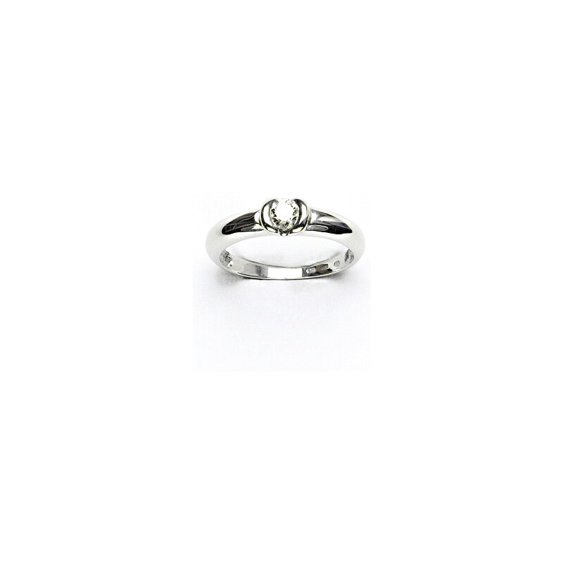 Zlatý prsten, diamant S.1/I, bílé i žluté zlato - VR 8 91041810