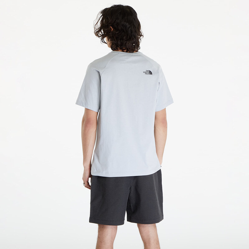 Pánské tričko The North Face Raglan Redbox Tee High Rise Grey