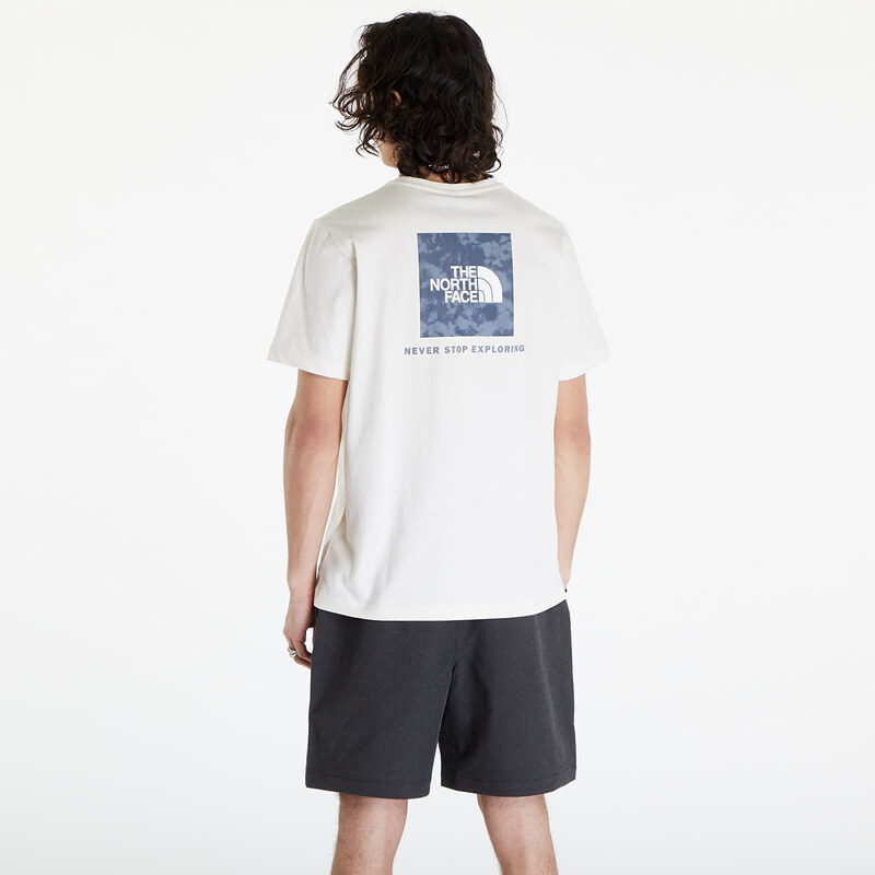 Pánské tričko The North Face S/S Redbox Tee White Dune/ Blue