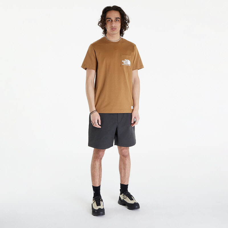 Pánské tričko The North Face Berkeley California Print Tee Utility Brown