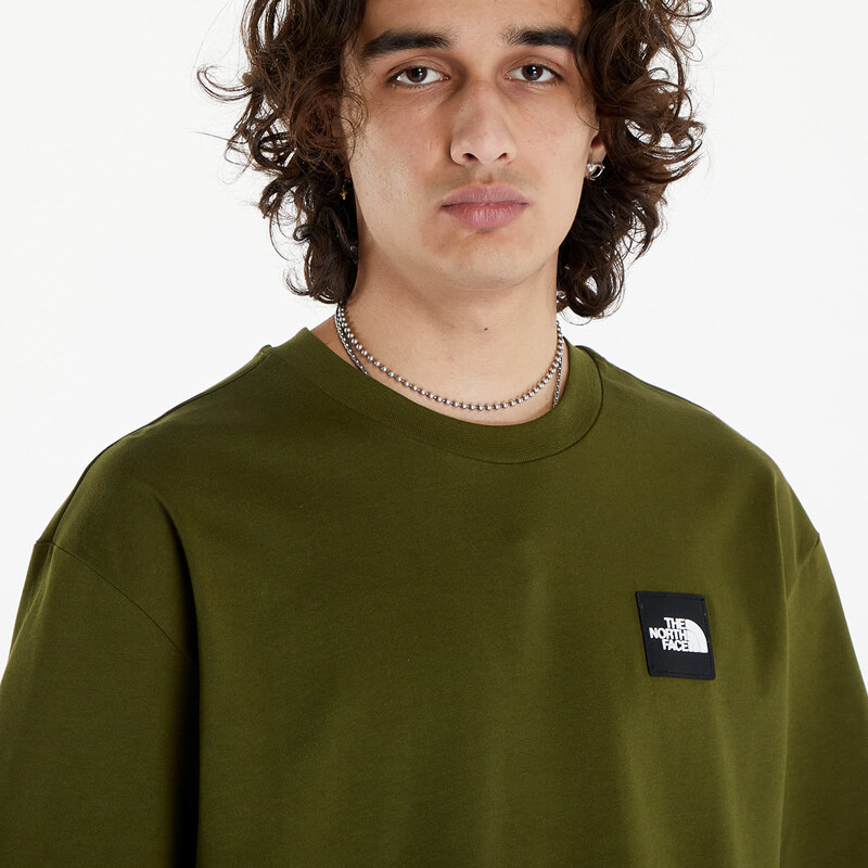 Pánské tričko The North Face Nse Patch S/S Tee Forest Olive