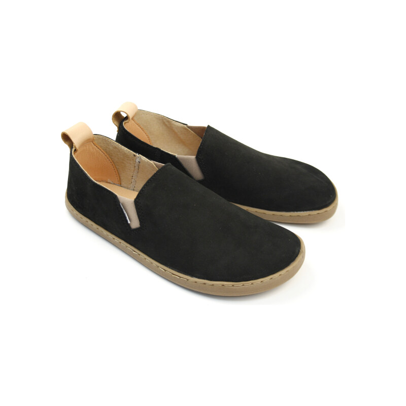 Slip-on barefoot bota Pegres BF82 Černá