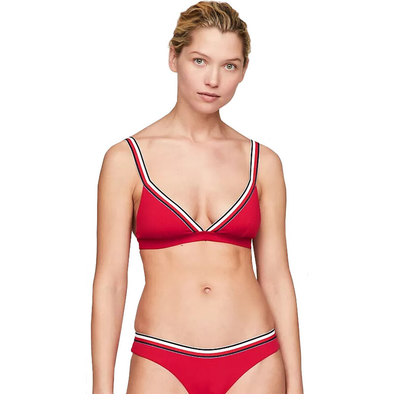 Tommy Hilfiger Dámská plavková podprsenka Triangle UW0UW05290-XLG M