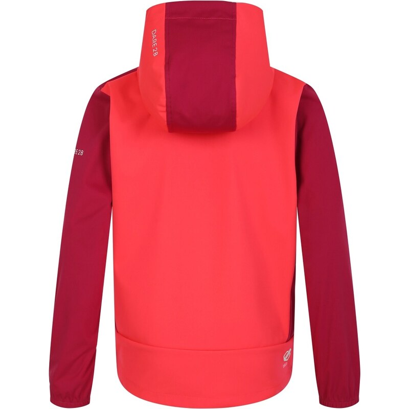 Dětská softshellová bunda Dare2b CHEER oranžová/růžová