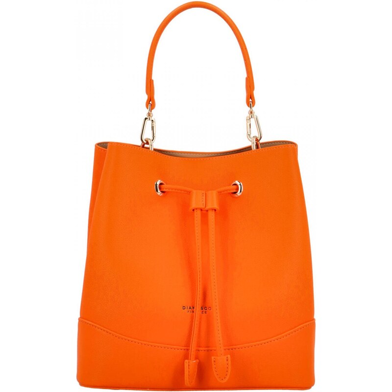 DIANA & CO Luxusní kabelka přes rameno Tossy, oranžová