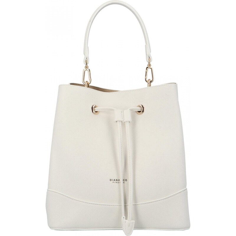 DIANA & CO Luxusní kabelka přes rameno Tossy, bílá