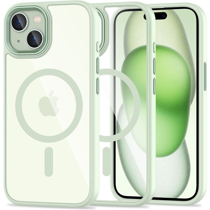 Ochranný kryt na iPhone 15 - Tech-Protect, Magmat MagSafe Green