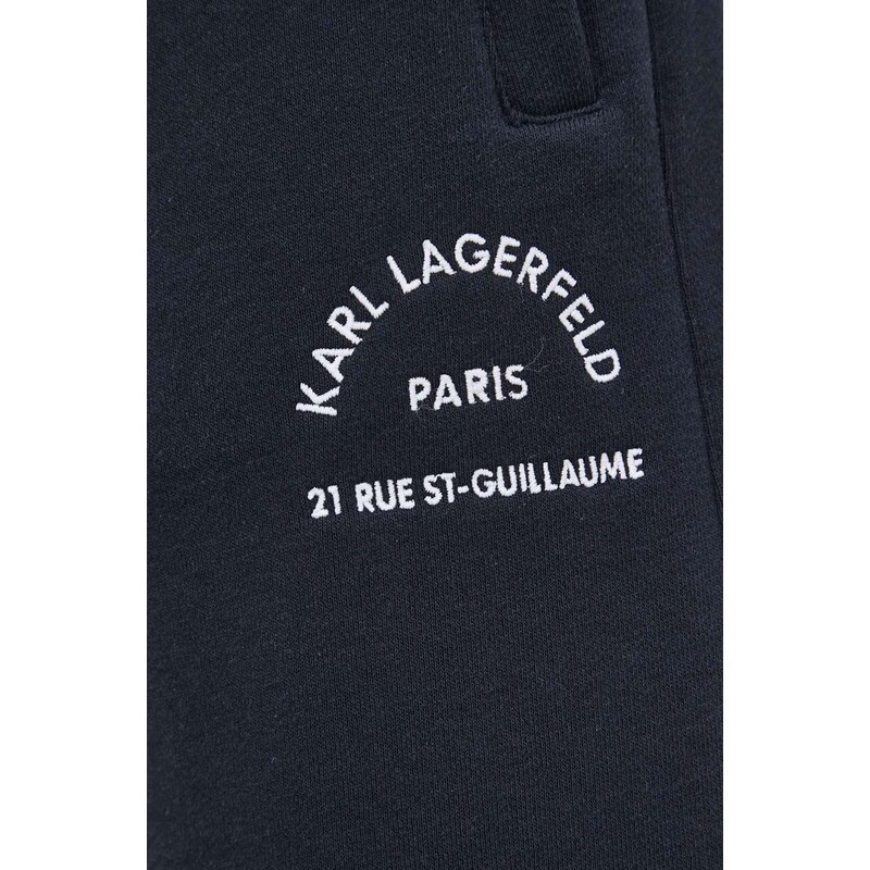 Kraťasy Karl Lagerfeld pánské, tmavomodrá barva