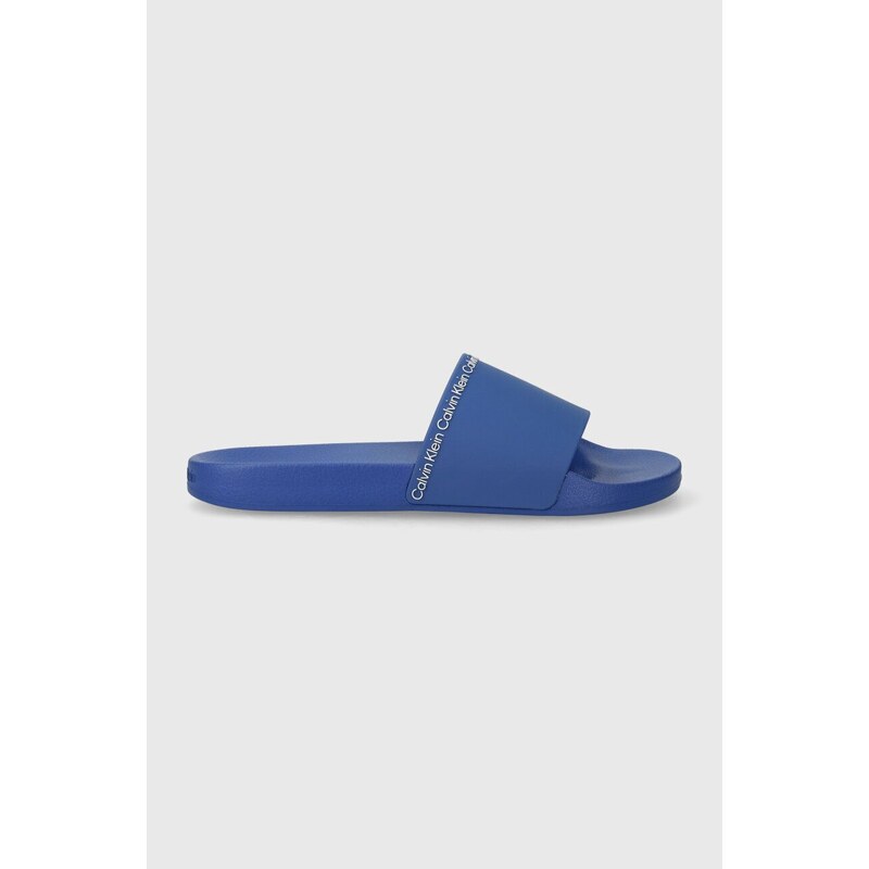 Pantofle Calvin Klein POOL SLIDE RUBBER pánské, HM0HM00981