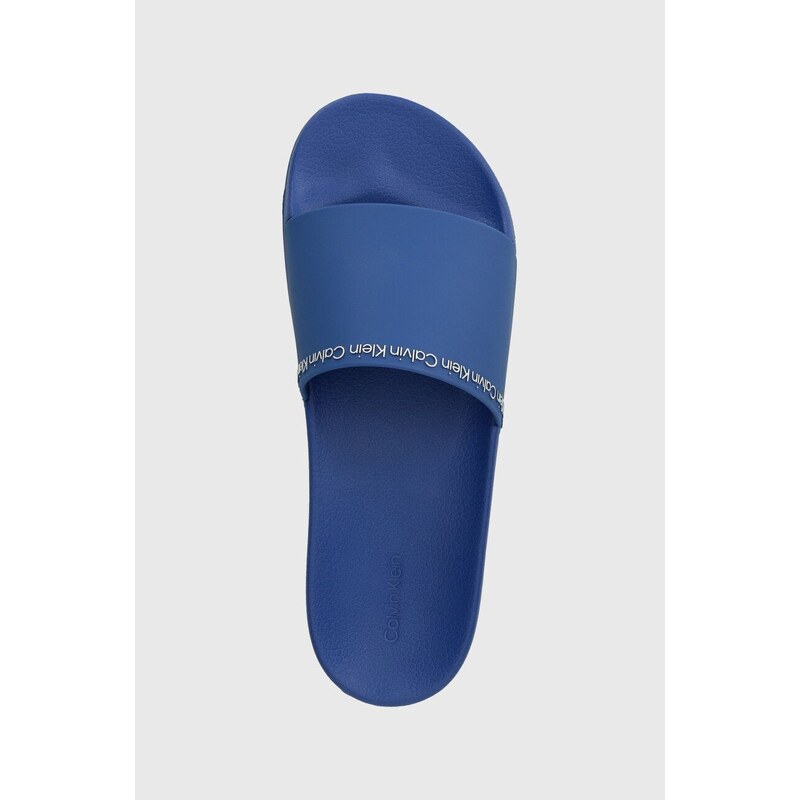 Pantofle Calvin Klein POOL SLIDE RUBBER pánské, HM0HM00981