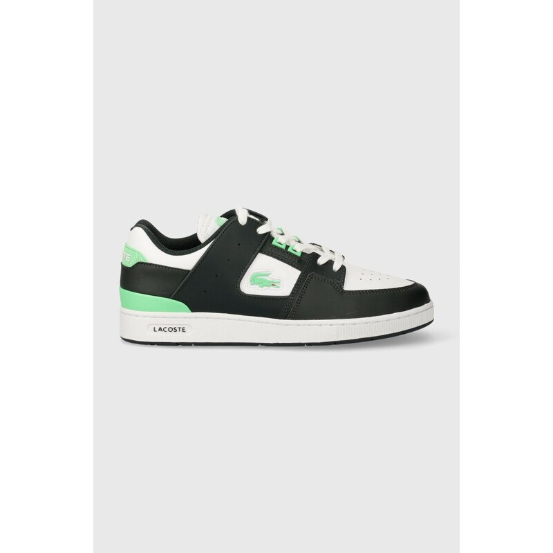 Sneakers boty Lacoste Court Cage Leather zelená barva, 47SMA0050