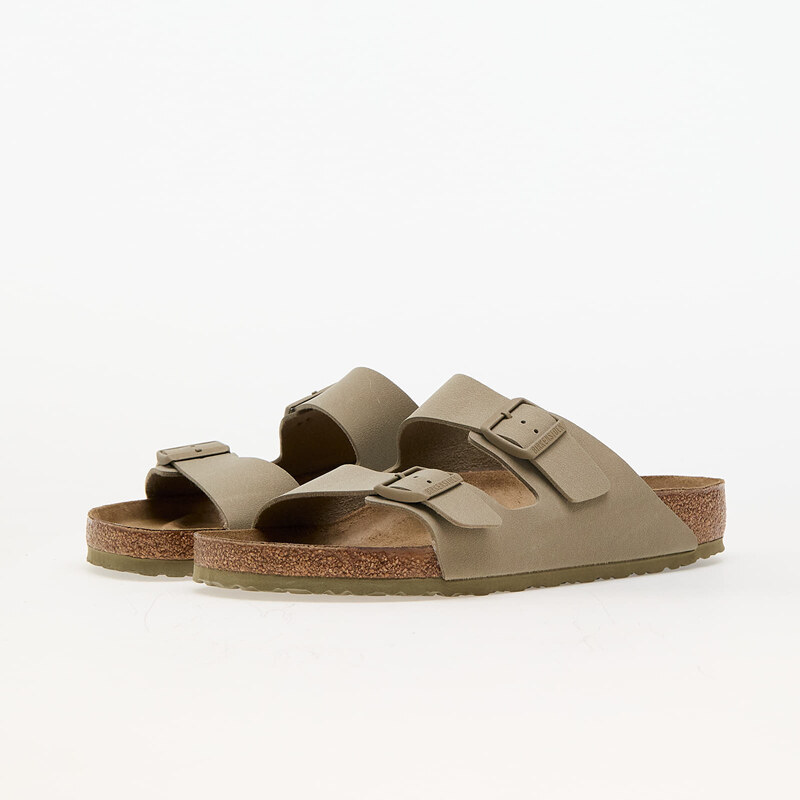 Pánské pantofle Birkenstock Arizona Birko-Flor Faded Khaki