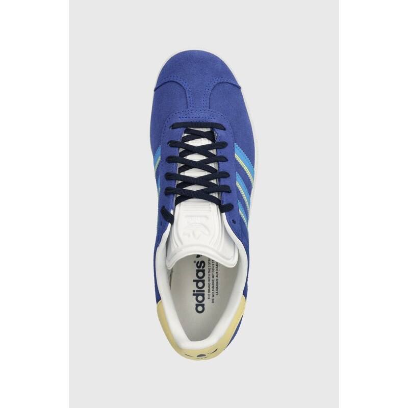 Semišové sneakers boty adidas Originals Gazelle W IE0439