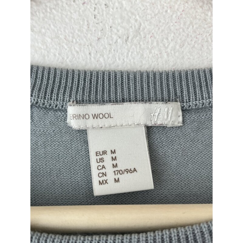 Pánský svetr H&M s podílem merino vlny a bavlny