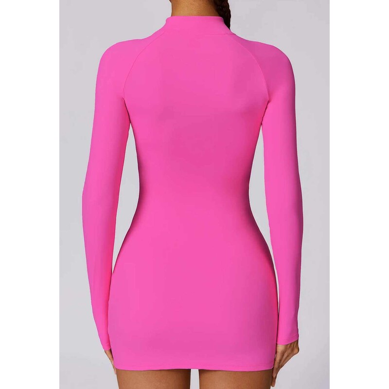 Gymclothes Dámské šaty Essential Sculpt Pink