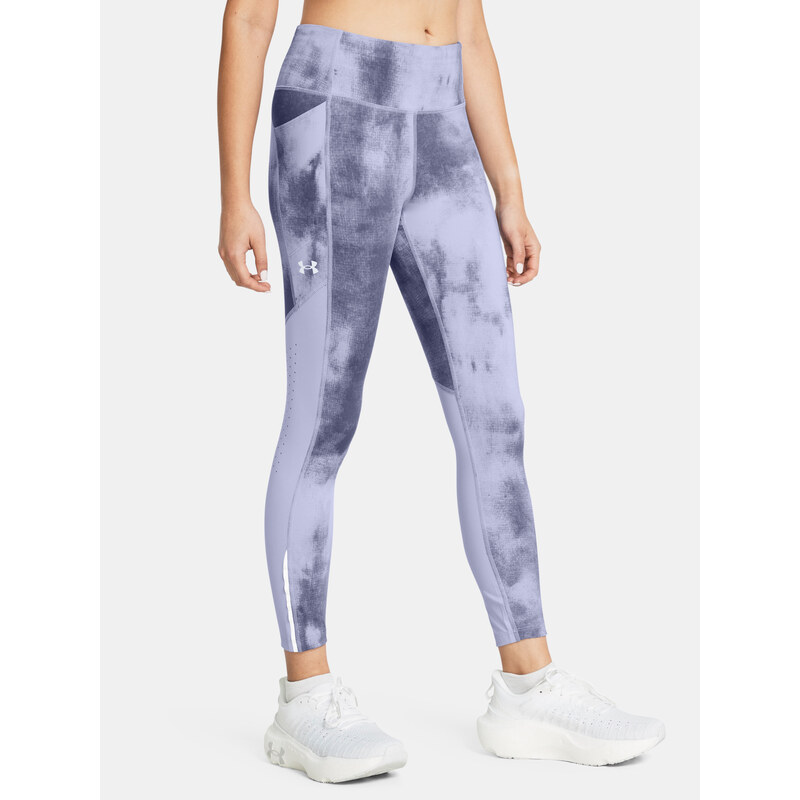 Under Armour Legíny UA Fly Fast Ankle Prt Tights-PPL - Dámské