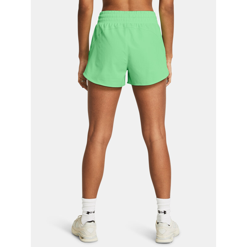 Under Armour Kraťasy Flex Woven Short 3in-GRN - Dámské