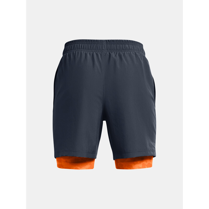 Under Armour Kraťasy UA Woven 2in1 Shorts-GRY - Kluci