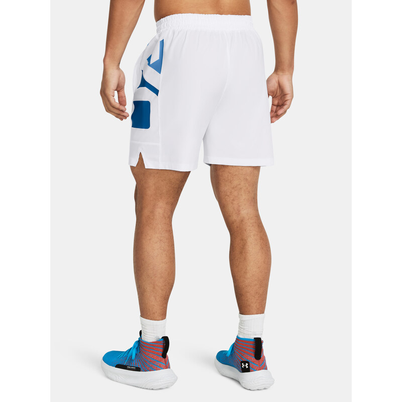 Under Armour Kraťasy UA Baseline Woven Short-WHT - Pánské