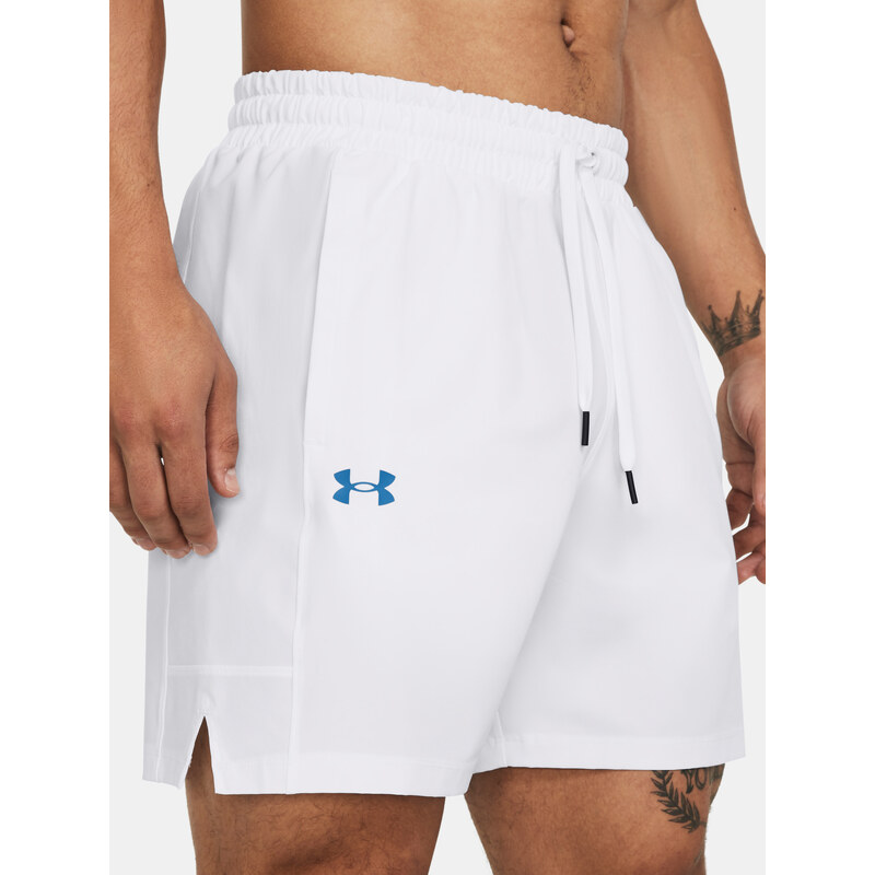 Under Armour Kraťasy UA Baseline Woven Short-WHT - Pánské