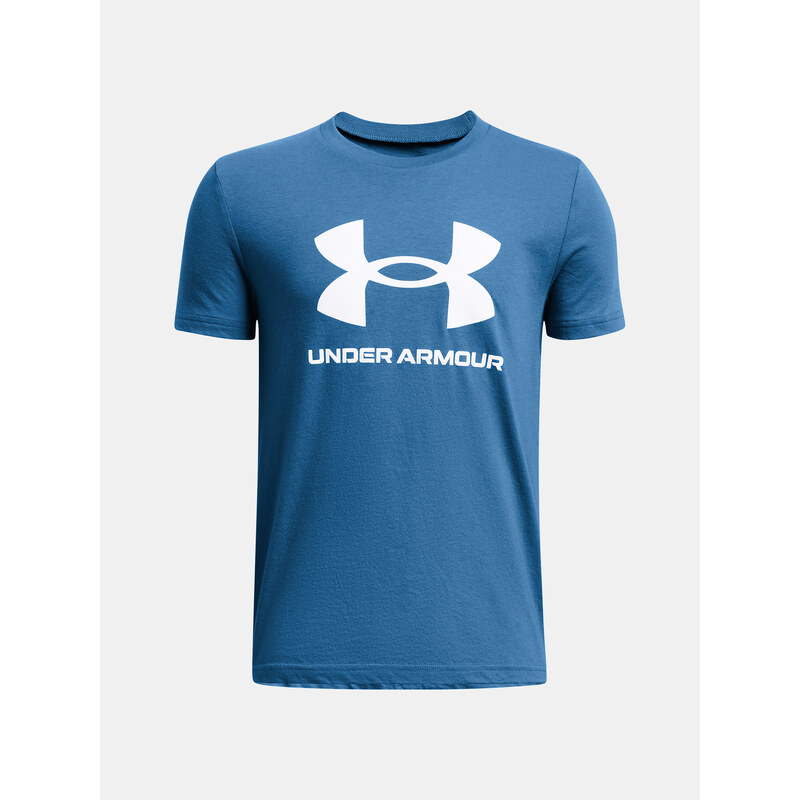 Under Armour Tričko UA B SPORTSTYLE LOGO SS-BLU - Kluci